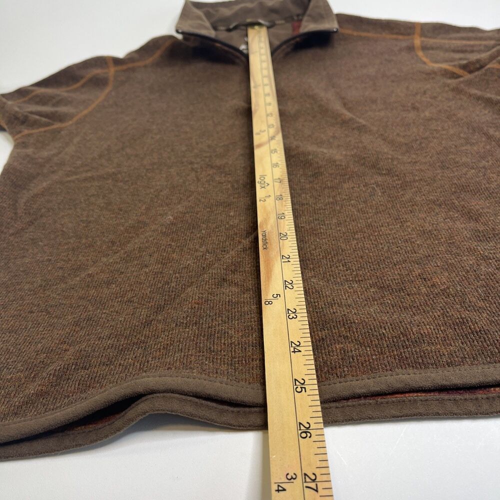 Kuhl Chianti Fleece 1/4 Zip Sweater Men’s M Wool Blend Hiking Outdoor - Picture 6 of 12